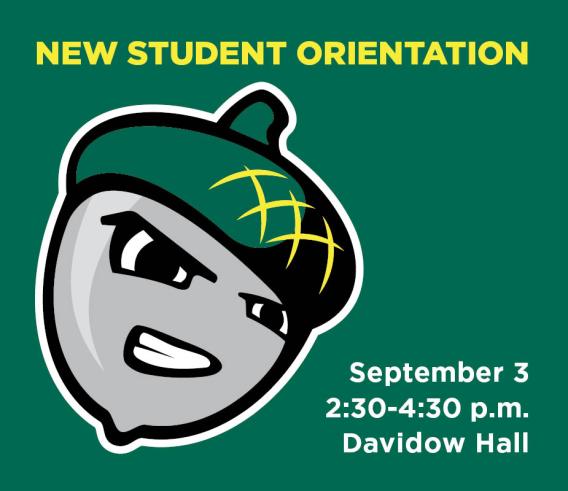 New Student Orientation